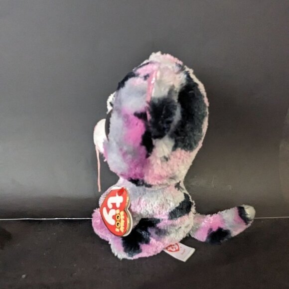 Ty Beanie Boo - LINDI the Tie Dyed Kitty Cat 6" plush stuffed animal eUC - Picture 4 of 9